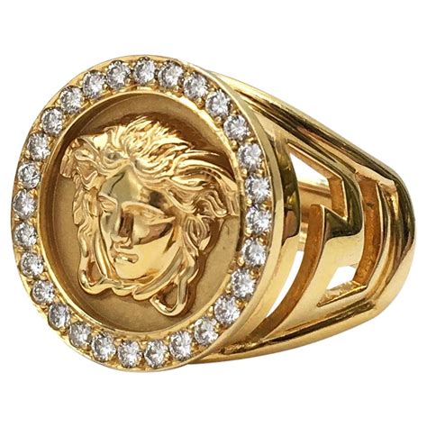 versace goldring 18k